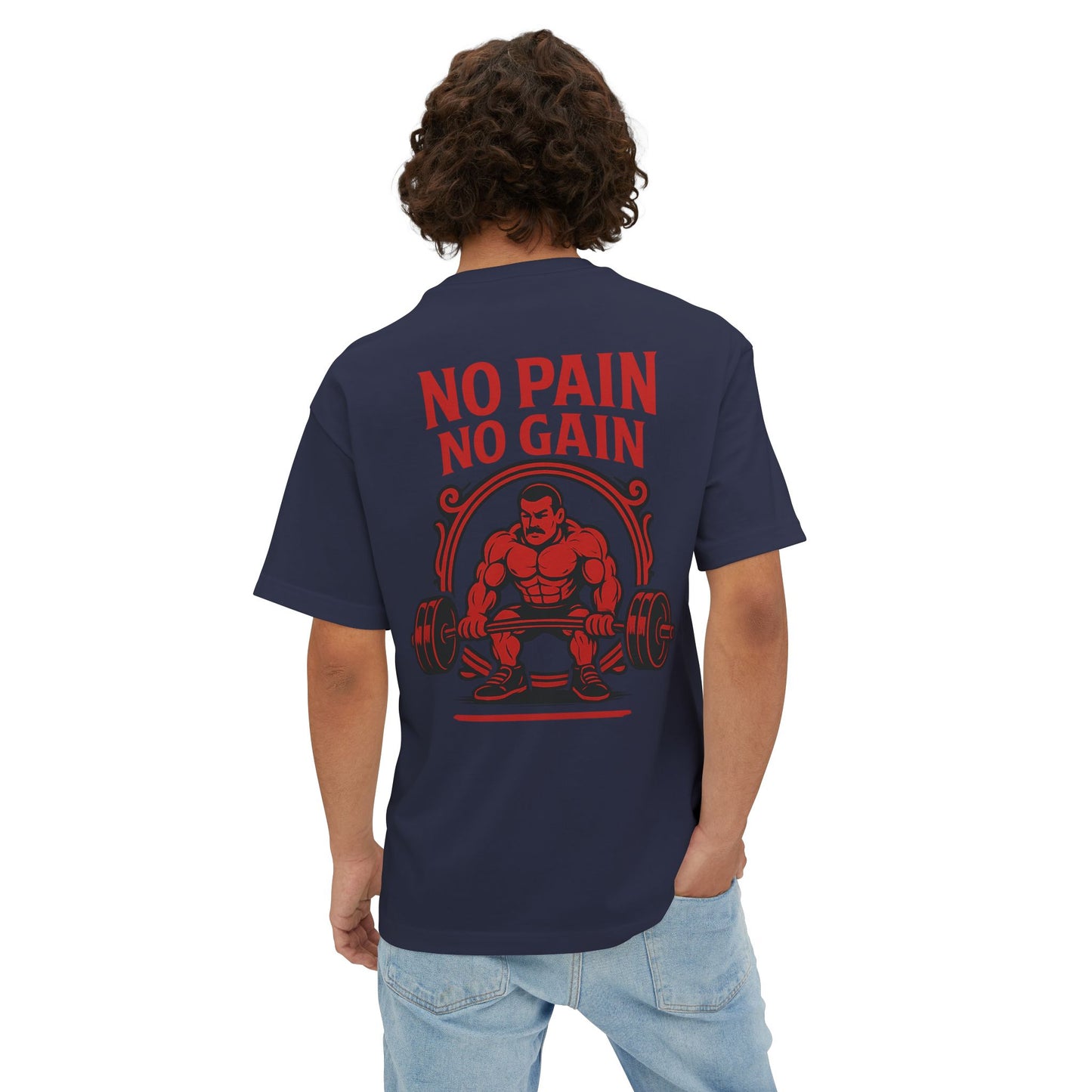 No Pain No Gain Oversized Boxy Tee