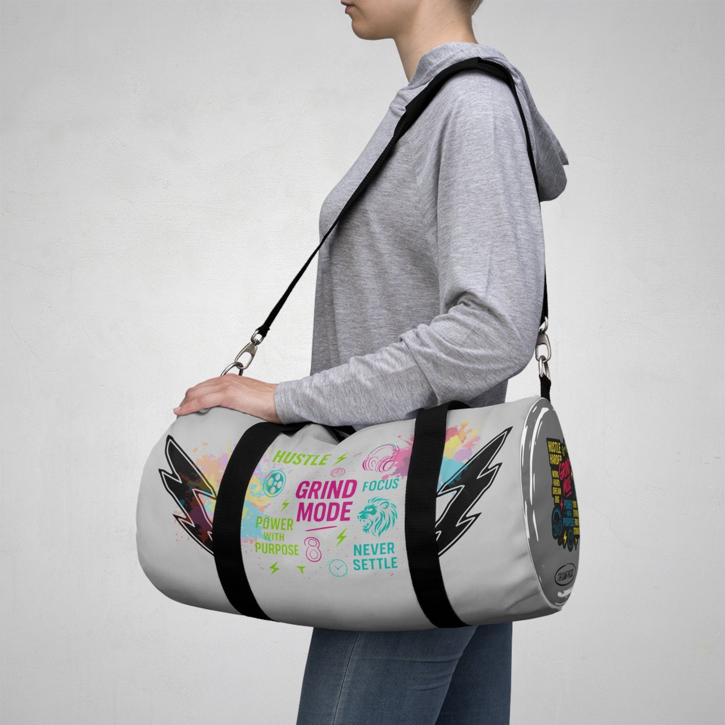 GYM Duffel Bag – Prove Them Wrong, Grind Harder, Perfect for Gym & Travel