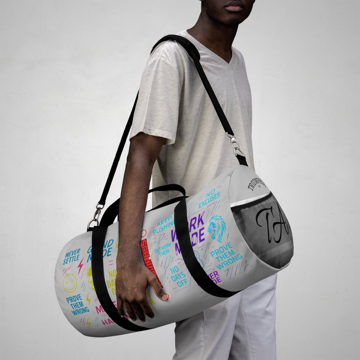 GYM Duffel Bag – Prove Them Wrong, Grind Harder, Perfect for Gym & Travel
