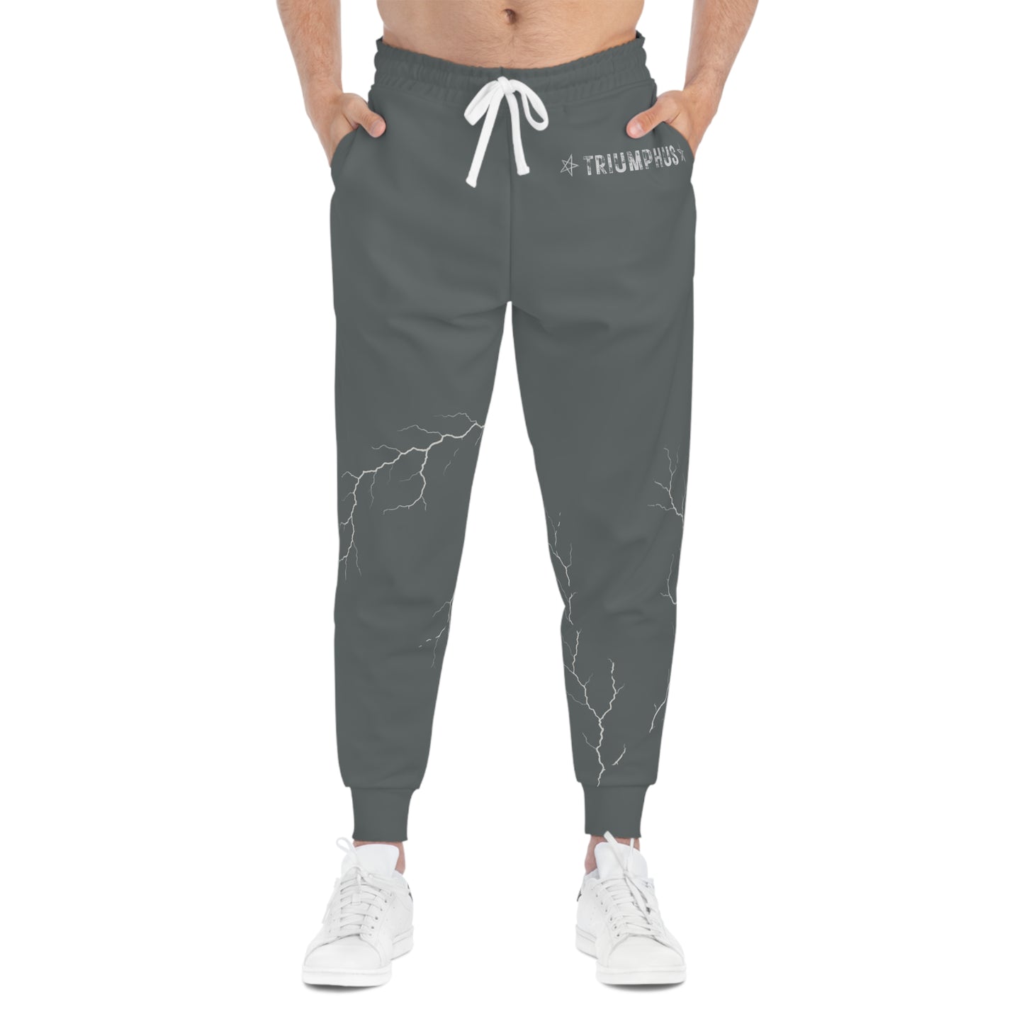 Men's Athletic Joggers with 'Triumphant' Design – Comfortable Sport Pants for Fitness Enthusiasts