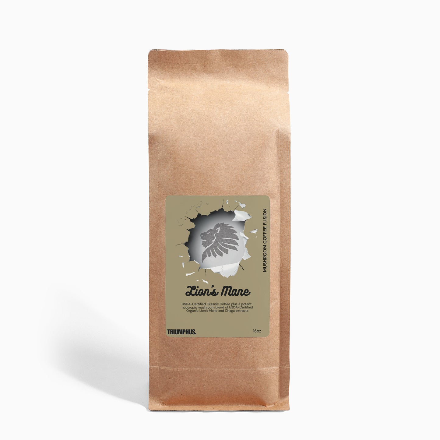 Mushroom Coffee Fusion - Lion’s Mane & Chaga 16oz
