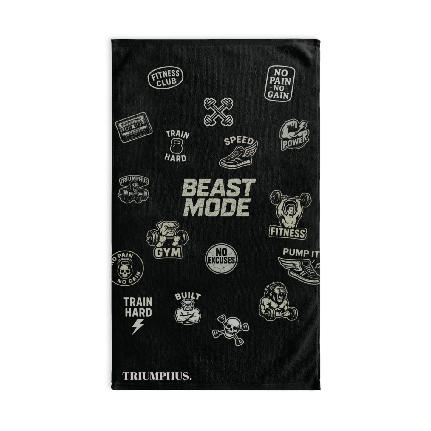 Beast Mode GYM Towel - Motivational Gym Accessory for Workout Enthusiasts