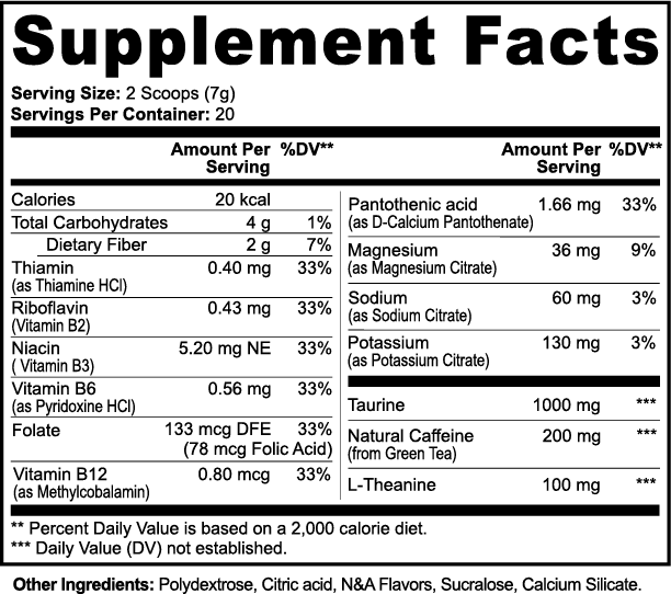 VOLTERRA (Lychee Splash Energy Powder)