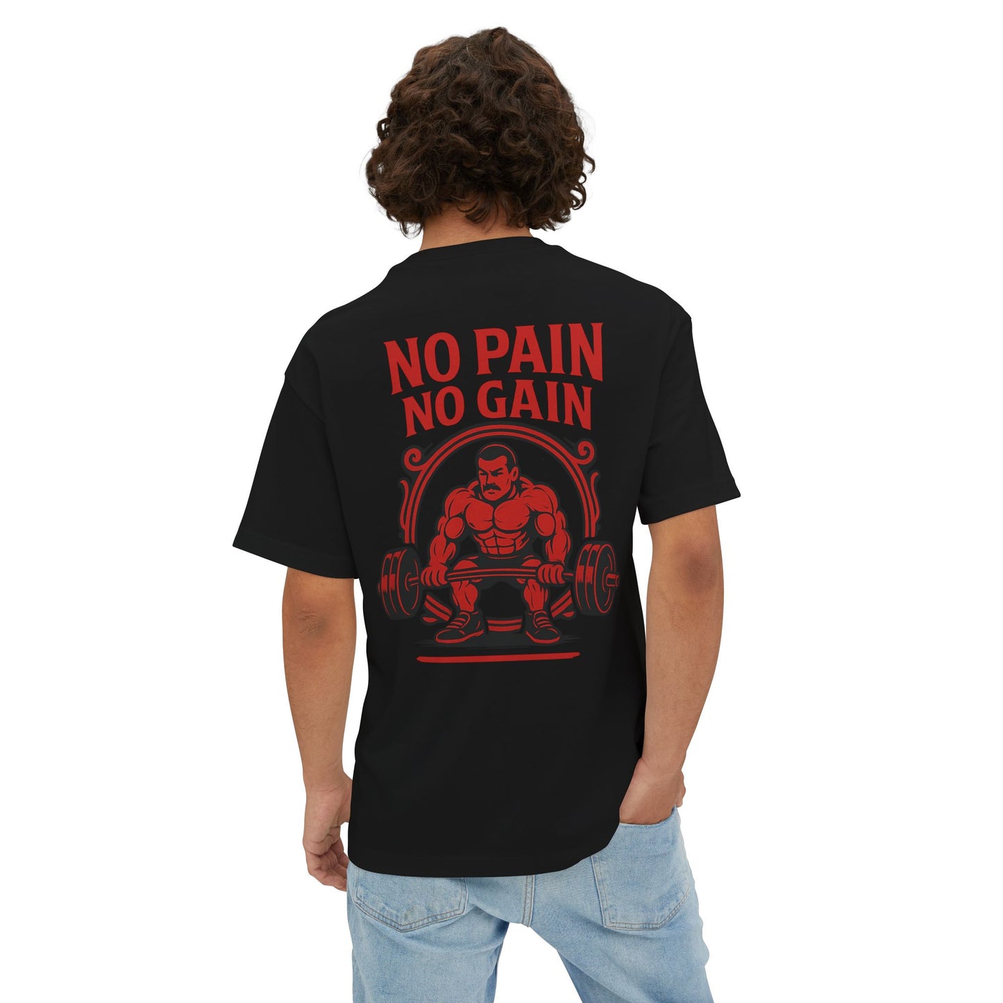 No Pain No Gain Oversized Boxy Tee