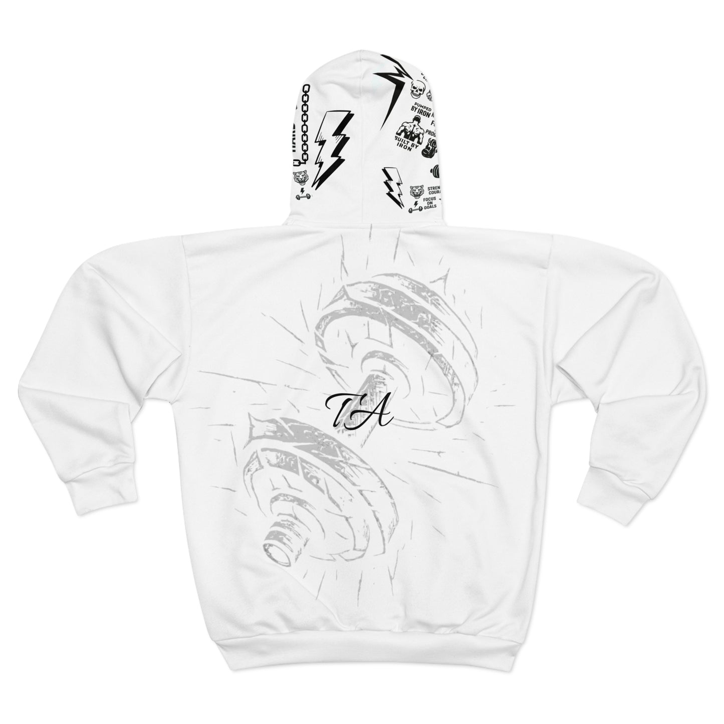 Triumphus Zip Hoodie - Motivational Gym Wear