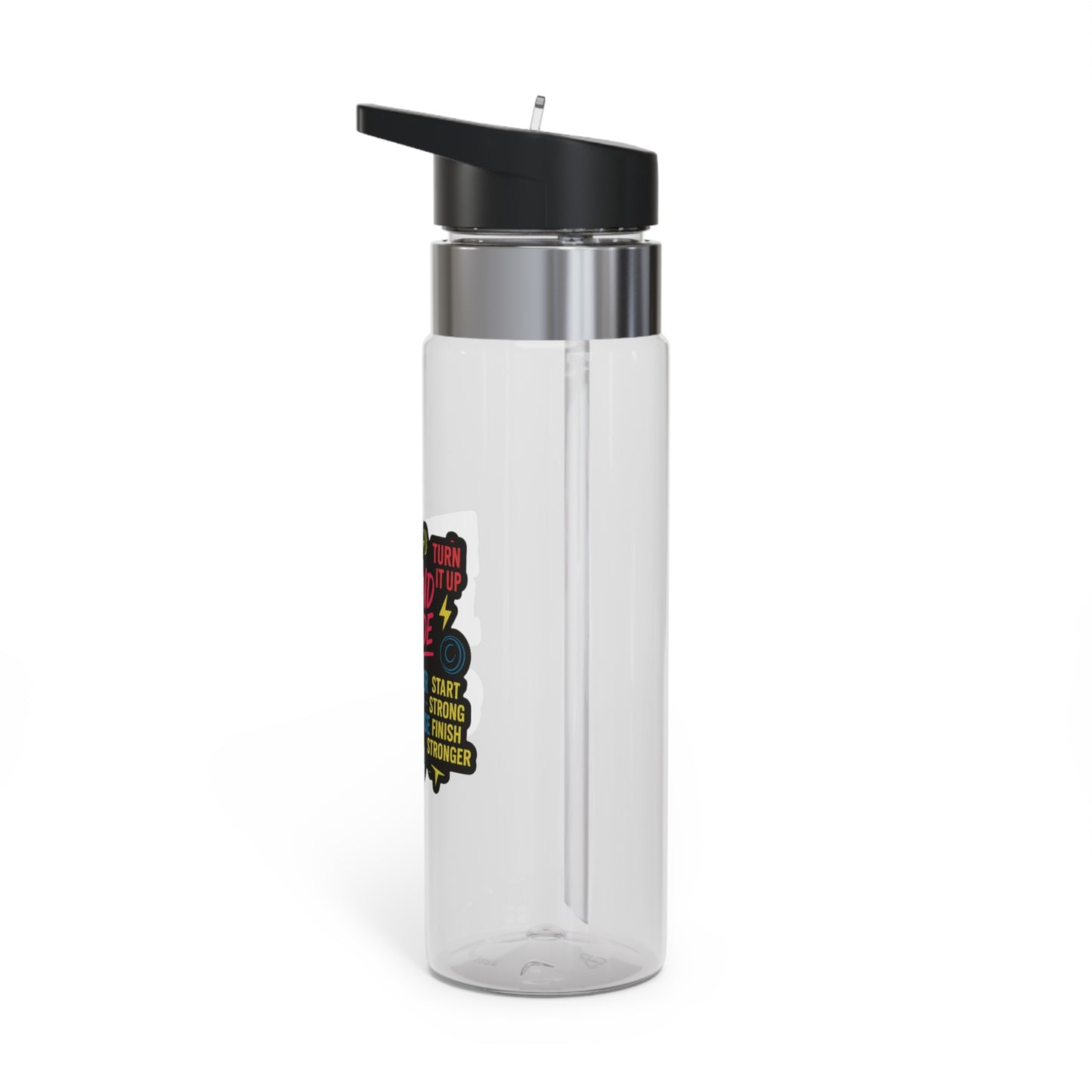 Motivational Sports Bottle - Hustle Hard, Grind Mode (20oz)