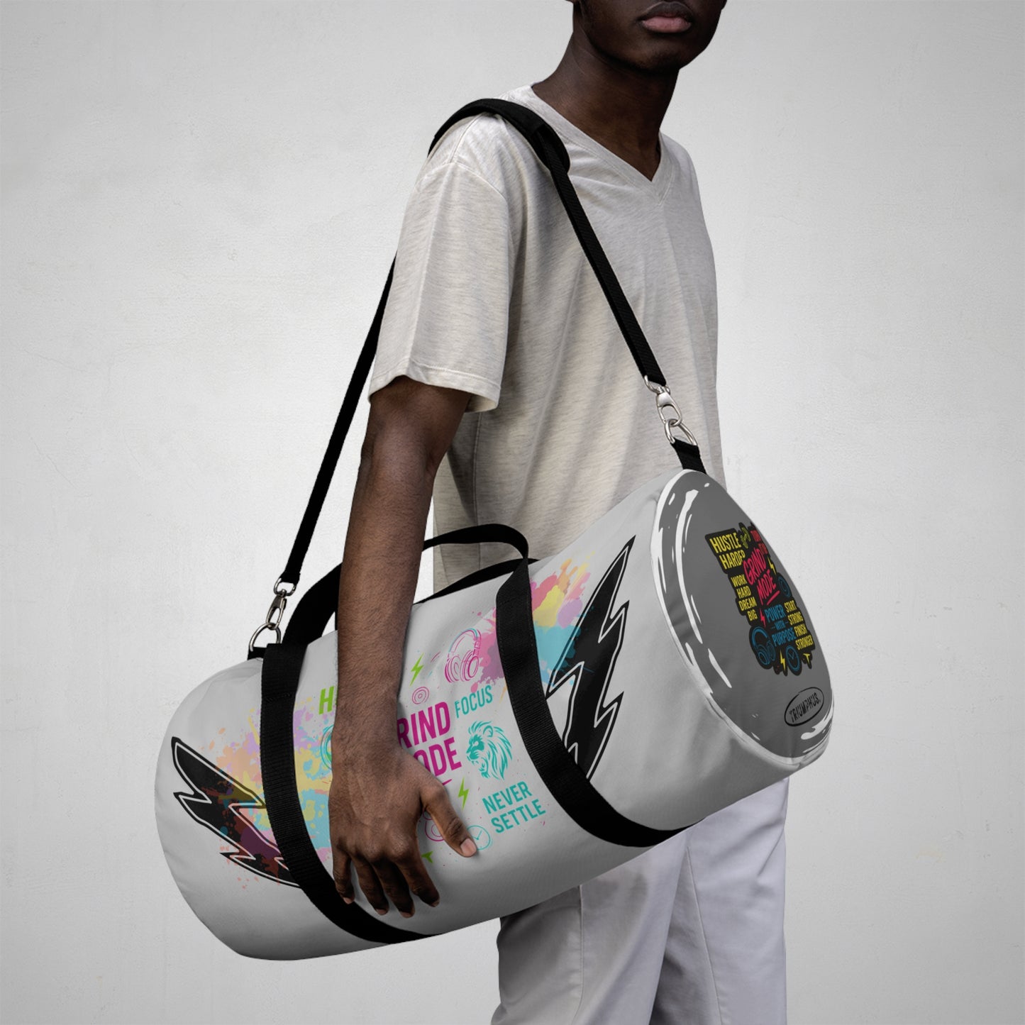 GYM Duffel Bag – Prove Them Wrong, Grind Harder, Perfect for Gym & Travel