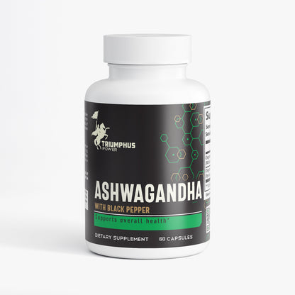 Ashwagandha + Black Pepper – Natural Stress Support