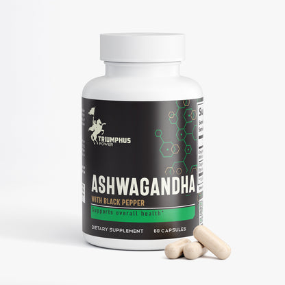 Ashwagandha + Black Pepper – Natural Stress Support
