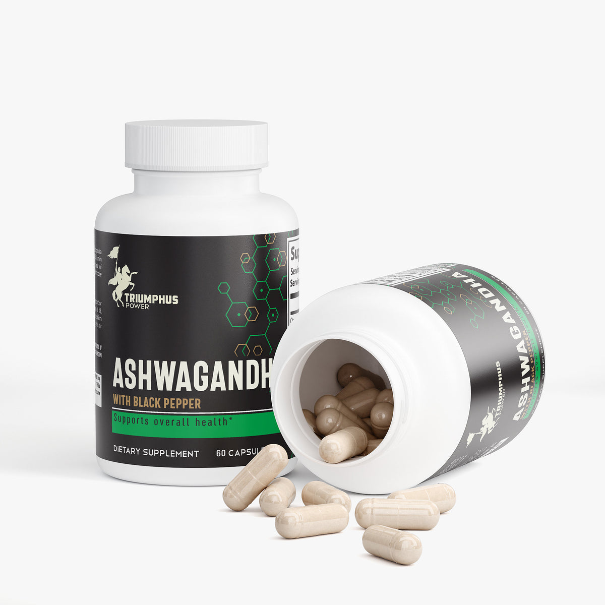 Ashwagandha + Black Pepper – Natural Stress Support