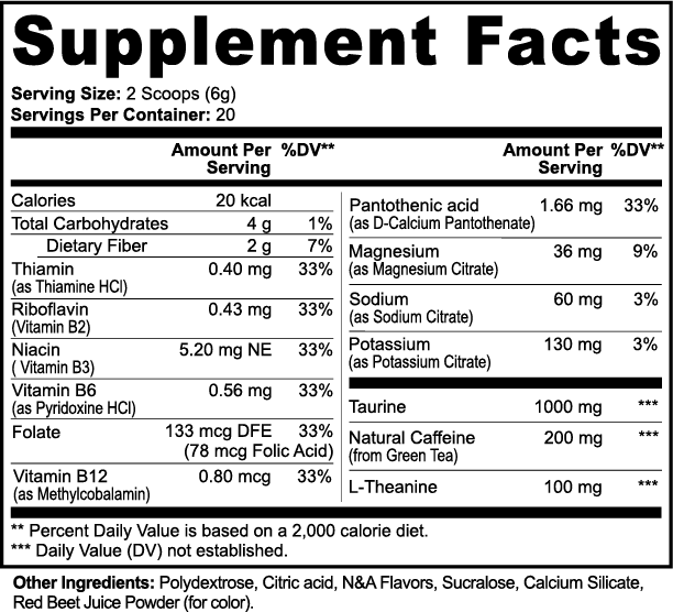 VOLTERRA (Guava Berry Energy Powder)