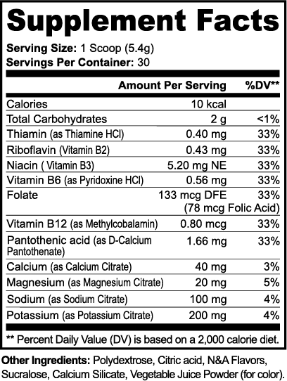 VORTALYTE Hydration Powder (Matcha Green Tea)