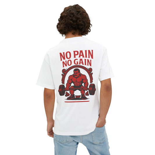 No Pain No Gain Oversized Boxy Tee